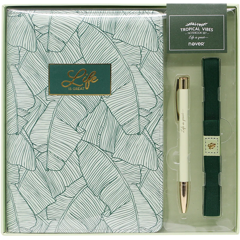 Diary Stationery Set Никогда не растения серии Канцелярский набор чехол для мобильного телефона в стиле "bts аксессуары подарок для преподавателей ручка для записной книжки и ручки, кольцо для ключей, деловой держатель канцелярский комплект поставки - Цвет: Diary Stationery Set