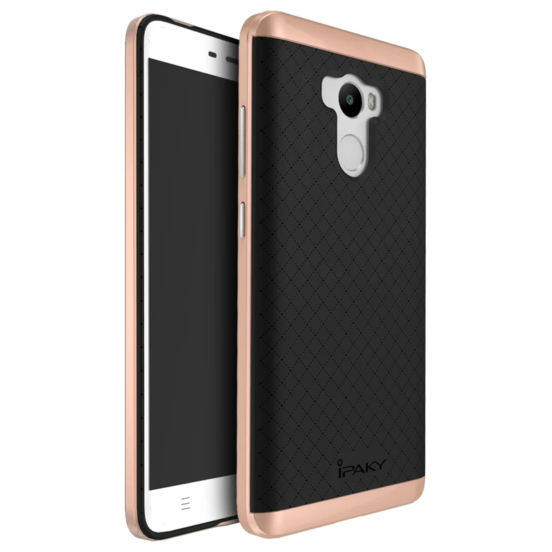 Для Xiaomi Redmi 4 Pro Prime чехол iPaky бренд силиконовый PC гибридный защитный чехол для Xiaomi Redmi 4 Чехол Fundas - Цвет: Rose Gold