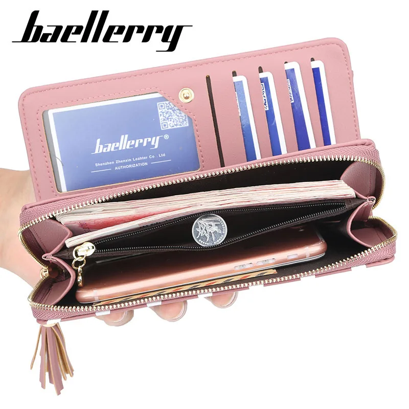 DIKEDAKU baellerry новинка мужской кошелек в горошек Кошелек для женщин длинной