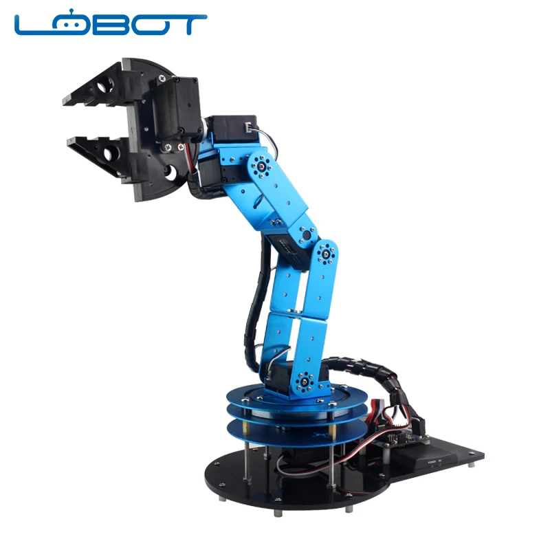 LOBOT Промышленные 6 DOF робот Arduino сервоприводы Arm механические коготь