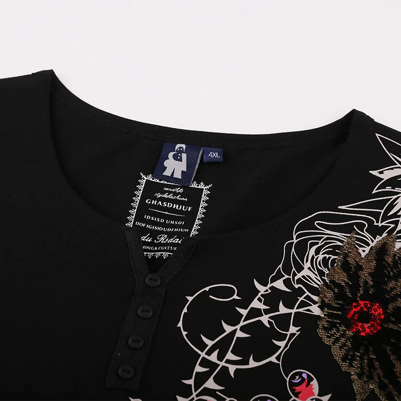 Летняя свободная футболка мужская 5XL 6XL 7XL Повседневная большого размера модная с
