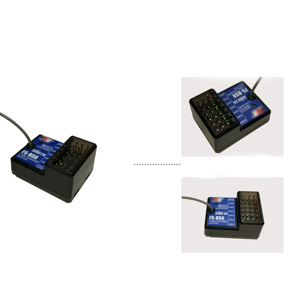 for Flysky FS-BS6 6CH 6 Channels Receiver Fail-Safe FS-GT5 FS-IT4S Transmitter RC Car Boat Accessories | Электроника