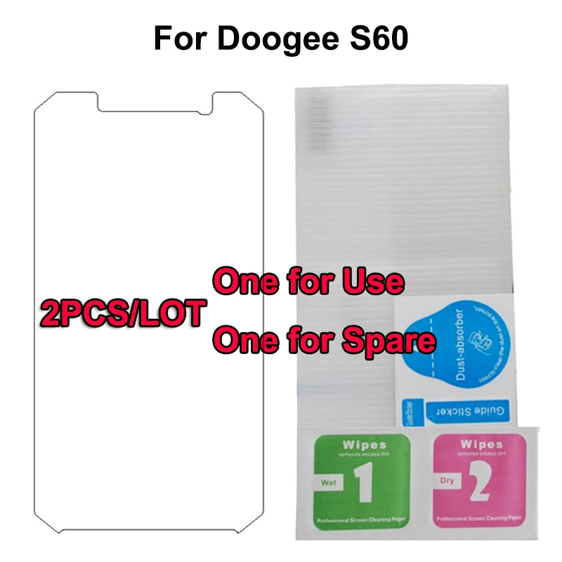 2 шт Для DOOGEE S60 Закаленное стекло протектор экрана 9H 2.5D Doogee защита Защитная