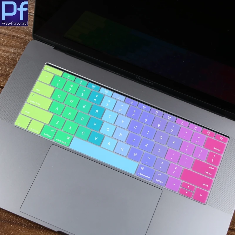 Для Macbook Pro 13 не Сенсорная панель Модель A1708 чехол для клавиатуры Защитная силиконовая кожа версия США