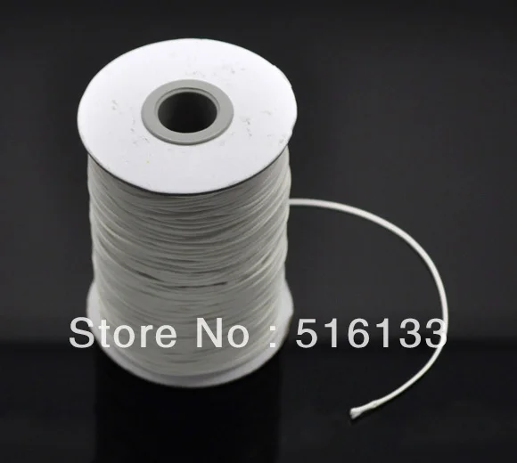 Free Shipping 1 roll(180M) White Waxed Cotton Cord 1mm for Shamballa Bracelet/ Necklace Wholesale | Украшения и аксессуары