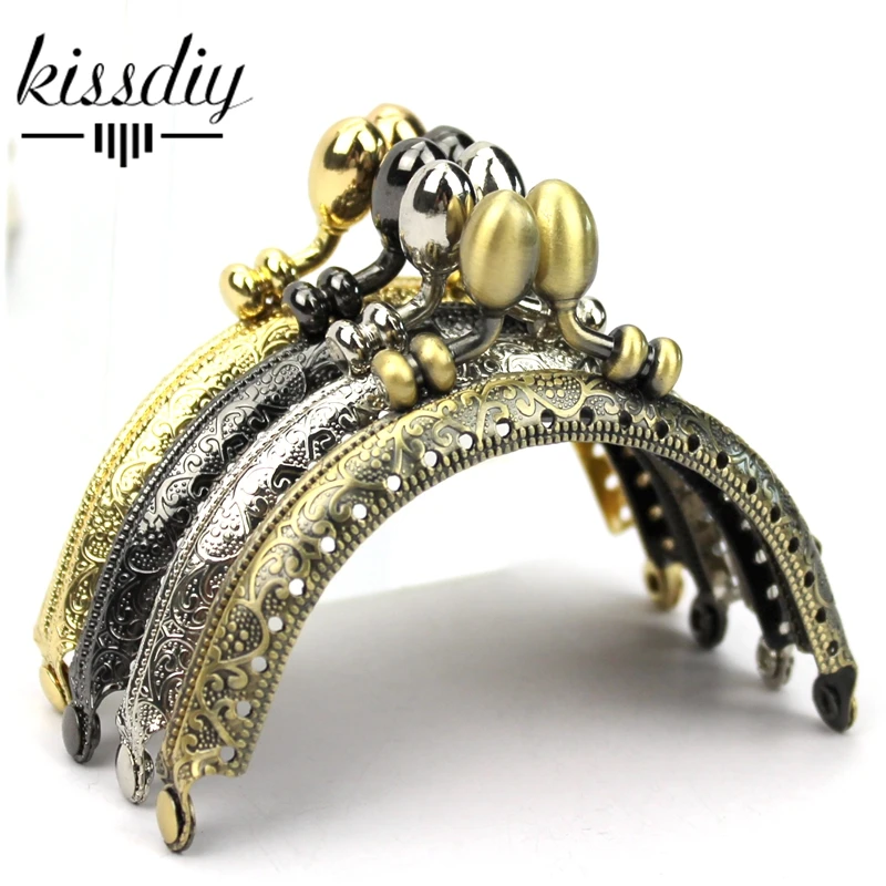 Металлическая рама KISSDIY для кошелька 8 5 см античная бронза серебро золото|hardware