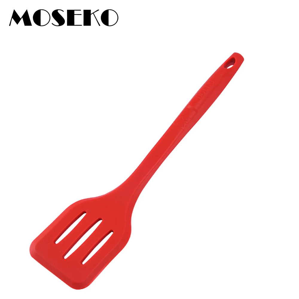 

Лопатка MOSEKO для жарки кухонная лопатка, силиконовая, с антипригарным покрытием