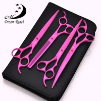 8 inch cost effective professional pet grooming scissors sets pet scissorsstraiht thinning curved scissors in 1 set