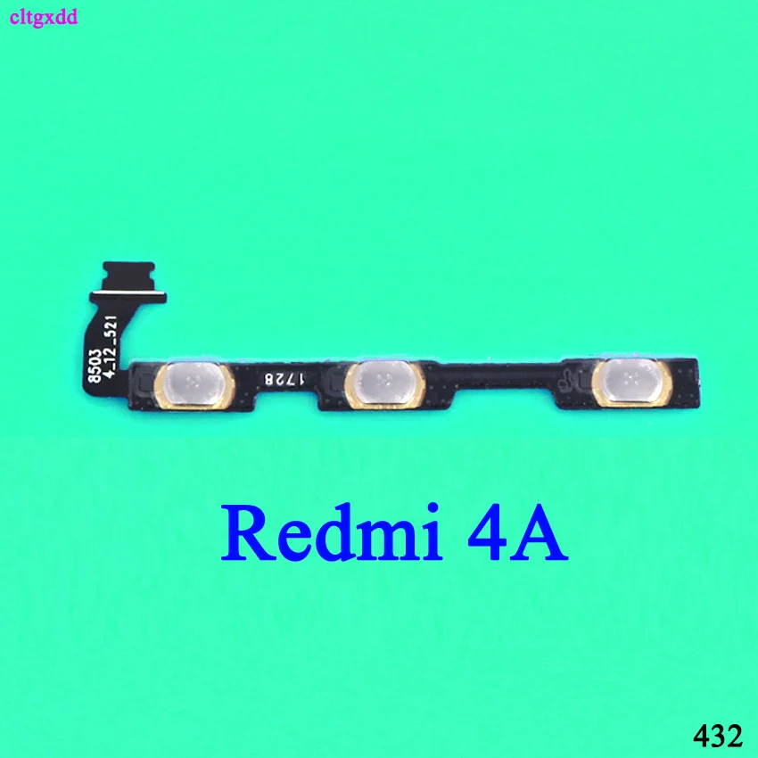 Cltgxdd 1 шт. кнопка включения и выключения громкости кабель для Xiaomi Redmi 3 3S 4 4A 4X 5 Plus 5A 6A