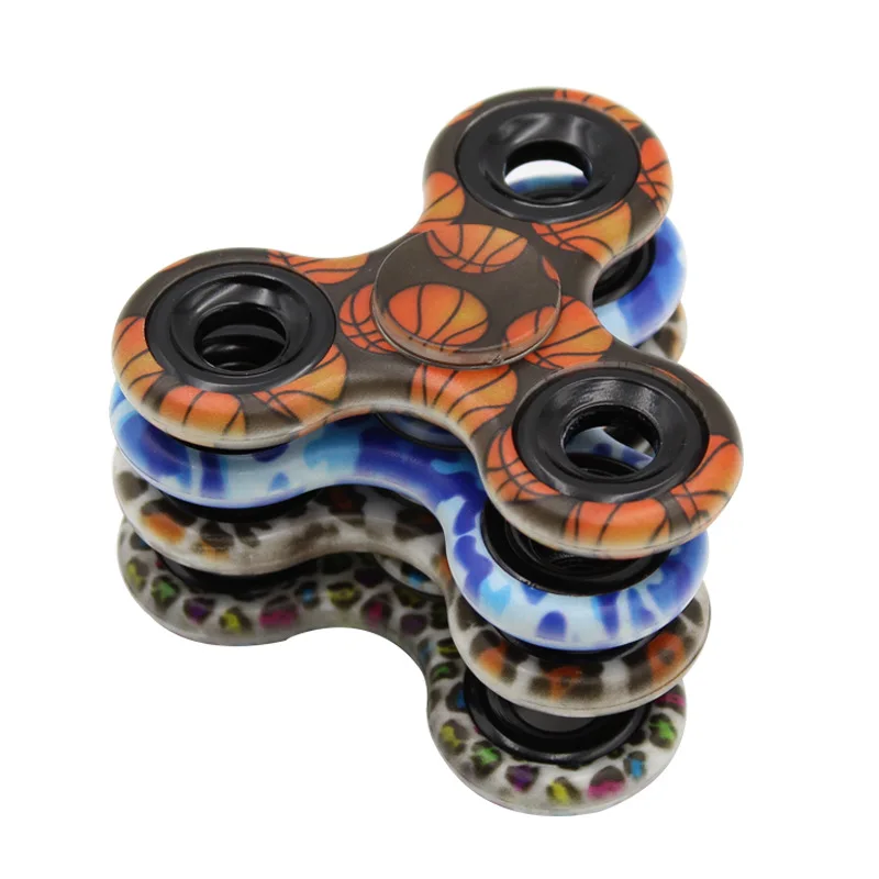 Camo Print Красочные Непоседа Spinner Профессиональный EDC Руки Игрушки Весело Ерзать Для