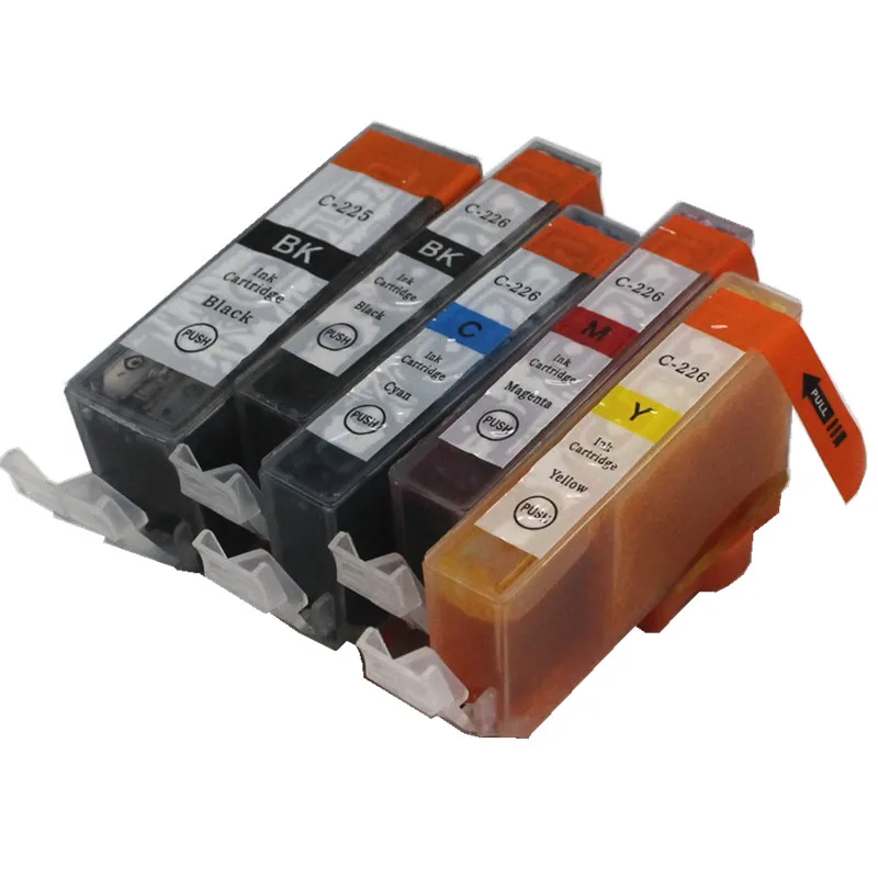 15 шт. PGI 520BK CLI 521 BK C M Y 5 цветных чернильных картриджей для принтера canon PIXMA