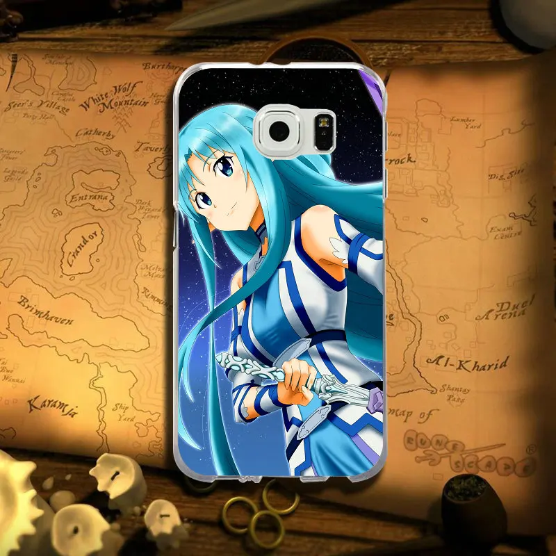 Аниме Sword Art Online мягкий чехол для телефона из ТПУ с крышки samsung Galaxy Note 2 3 5 8 9 S2 S3 S5