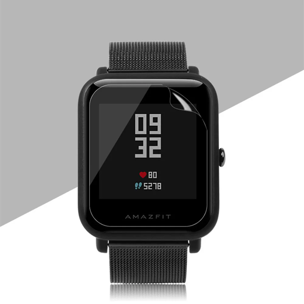 TAMISTER Soft TPU Screen Protector Film for Xiaomi Huami Amazfit Smart Watch 5pcs | Электроника
