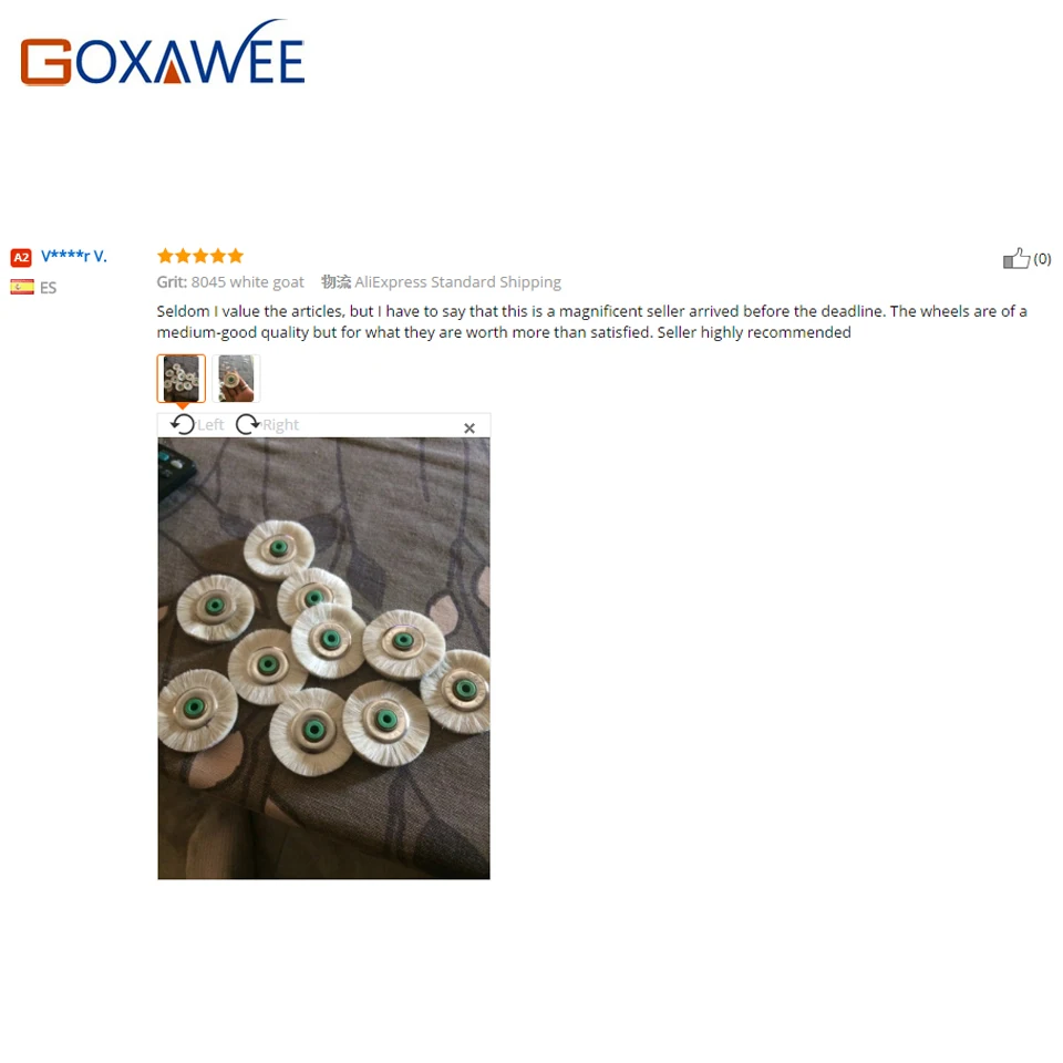 GOXAWEE, 10 шт., полировальная щетка, колеса, абразивные инструменты, шлифовальные круги 48 мм для шлифовальной машины, абразивная щетка, мягкая, средняя, жесткая