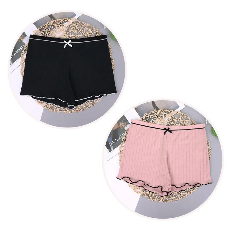 2 colours 4 Maidy/2 шт./упак.; женские плотные трусы; кружевные трусики в полоску; хлопковые защитные брюки; нижнее белье для девочек; сезон лето - Цвет: 2 colours 4