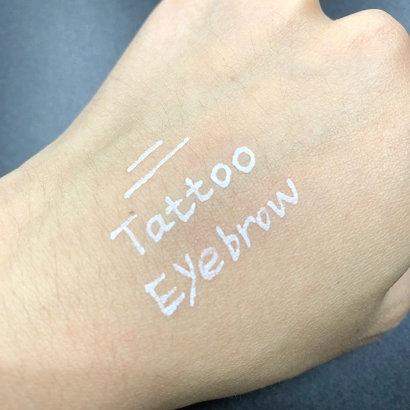 10 шт. белый маркер для бровей аксессуары татуировок микроблейдинг татуировка