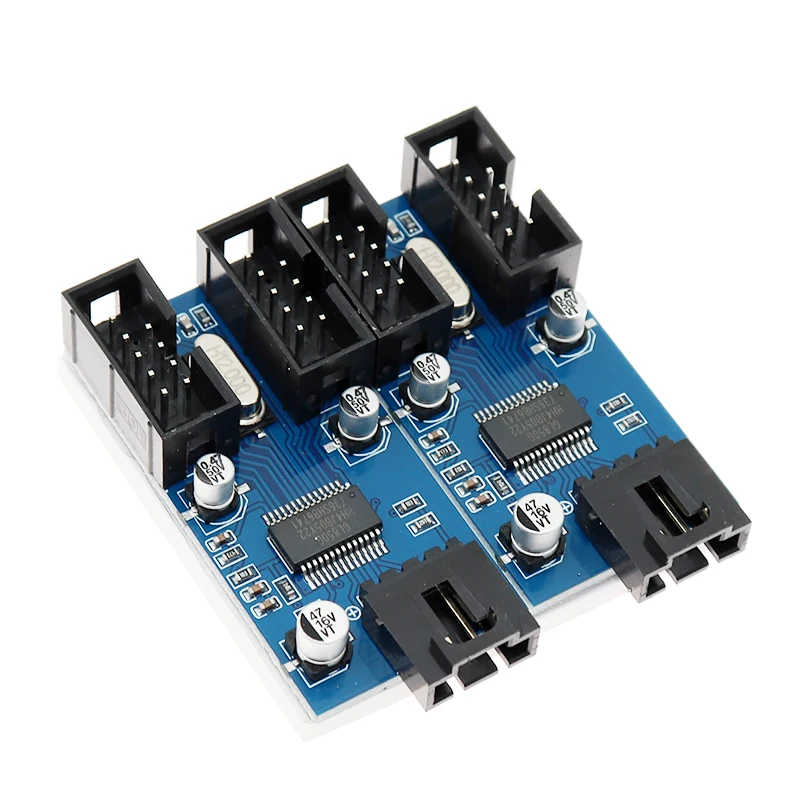Корпус внутренняя 9Pin USB 2 0 от 1 года до 4 разветвитель PCB Чипсет Расширенная