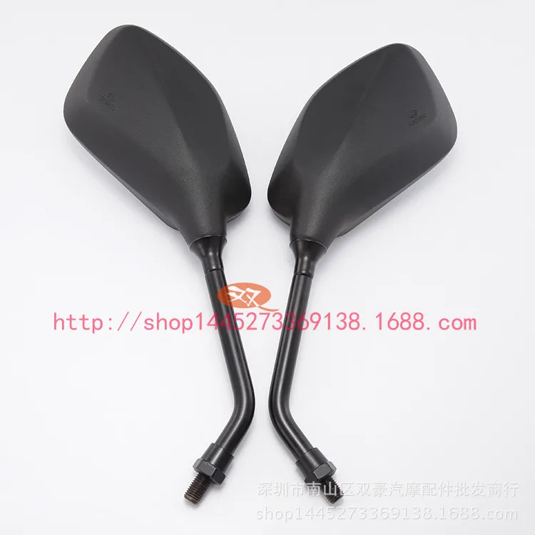 Черное боковое зеркало для мотоцикла скутера диртбайка запчасти kawasaki honda suzuki yamaha