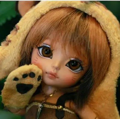 Бесплатная доставка 1/8 BJD Happy желтая кукла|Куклы| |