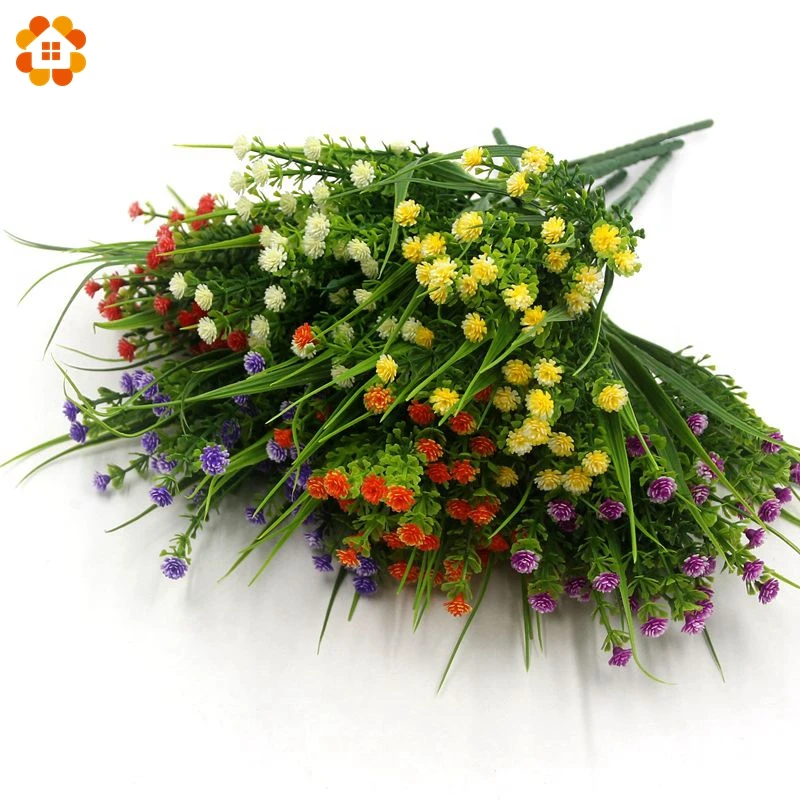 1 шт.. Высокое качество Маленькие искусственные зеленые растения Трава