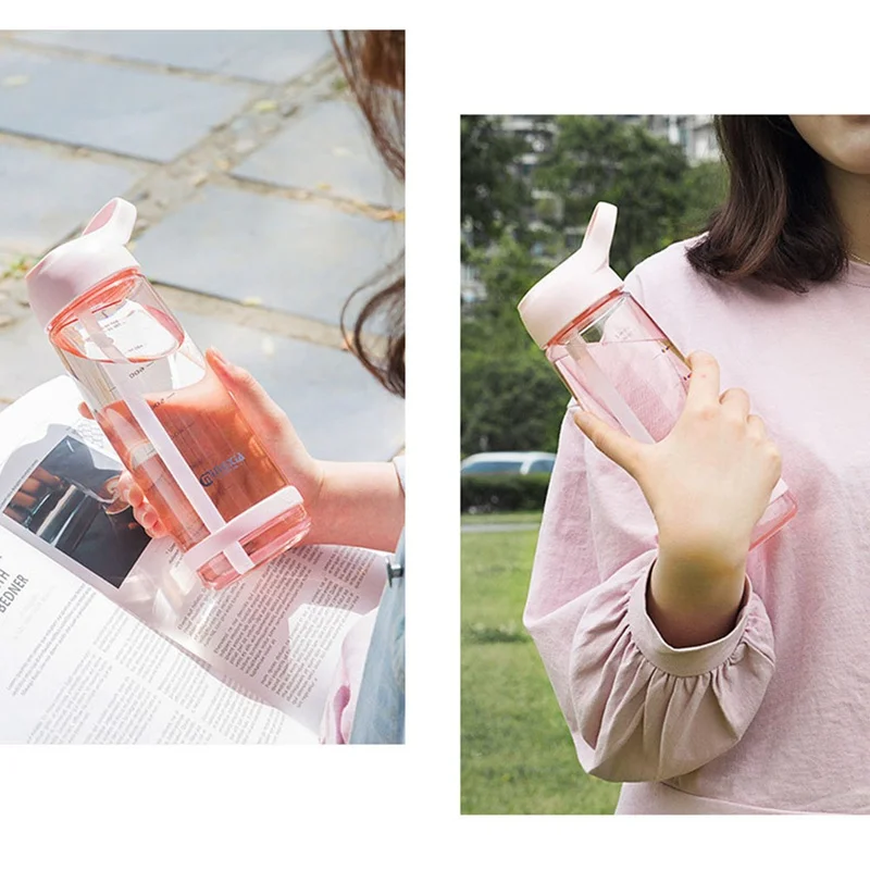 550ml 850ml Water Plastic Bottle Gourde En Plastic Sport Shaker Bottle Protein Shaker Drink Bottle Plastic With Straw Travel