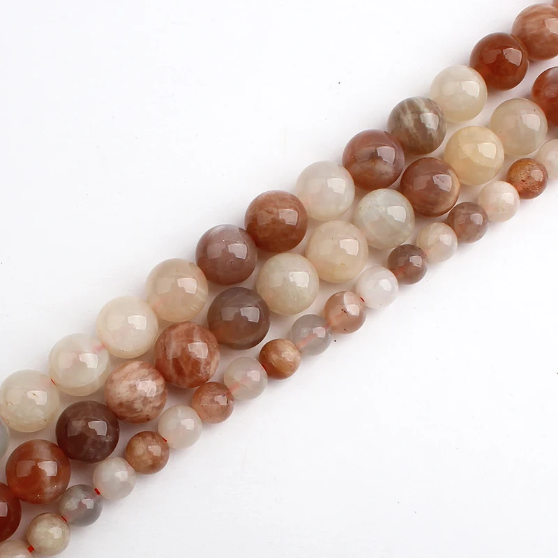 Круглые лунный камень 4/6/8/10 мм бисер полудрагоценный для самостоятельного