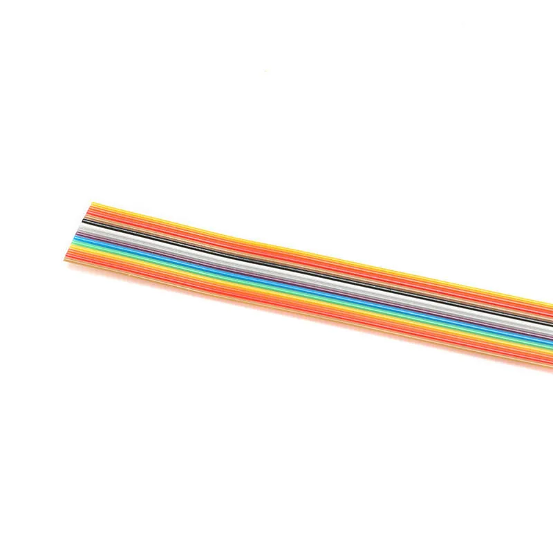 2 м/лот ленточный кабель Rainbow 10P 14P 16P 20P 26P 34P 40P 50P плоский цветной Провод шаг 1 27