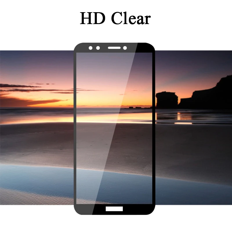 Защитное стекло honor 7x 7c для huawei honnor 7a 7 a x c защита экрана закаленное 2.5D huawey a7 x7 c7