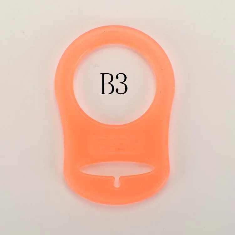 10/50/100pcs solid color PA Free Transparent Silicone Baby Pacifier Mam Adapter for NUK chain Holder | Дом и сад