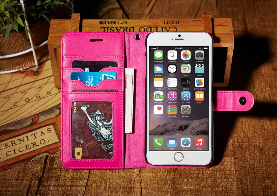 Высокого класса съемная задняя крышка с ума-лошадь кожа pattern телефон case для iphone