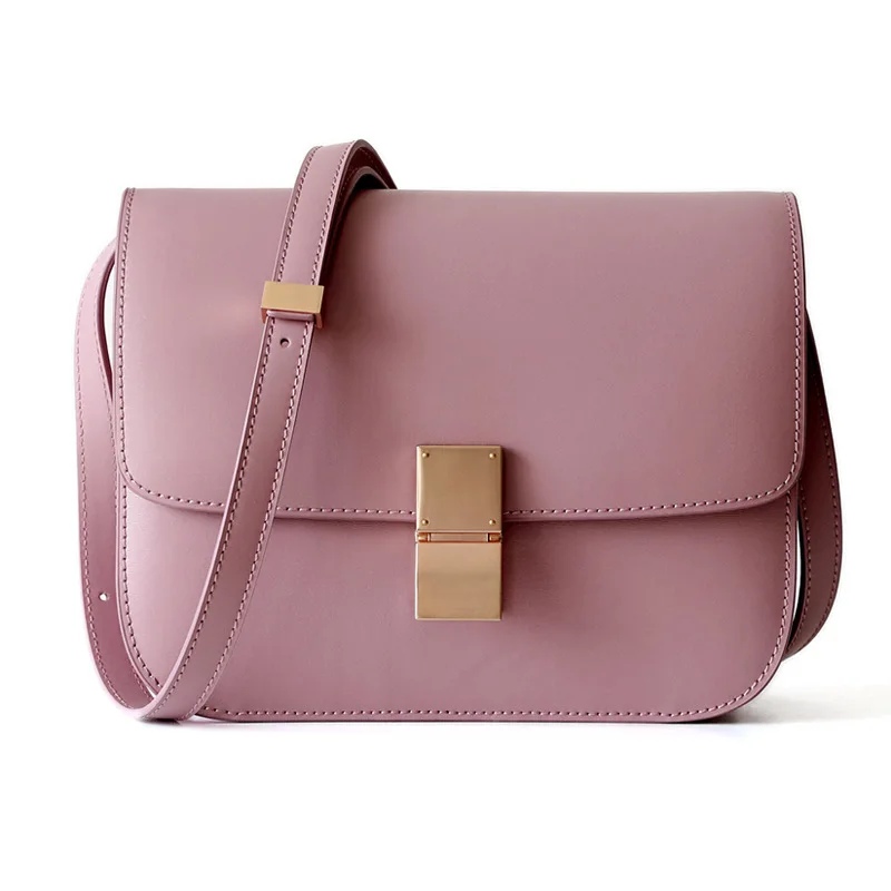 2019 new women genuine leather shoulder bag real crossbody Flap free shipping | Багаж и сумки