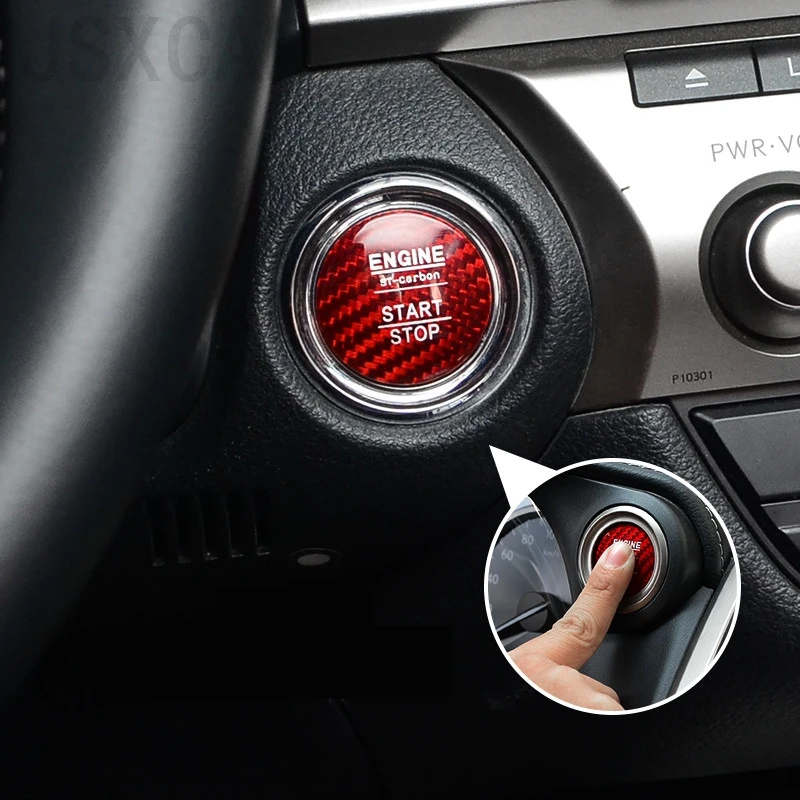 Кнопка запуска двигателя замена крышки ключа аксессуары переключатель