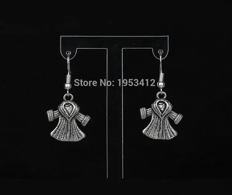 Античные серебряные круглые серьги капельки для духов нижнее белье с цветами