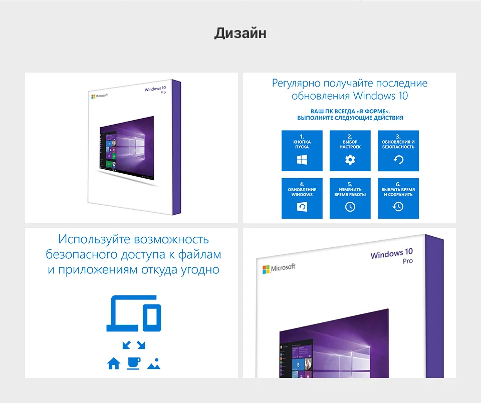 Программное обеспечение Ret Win 10 PRO 32/64B рус USB MS