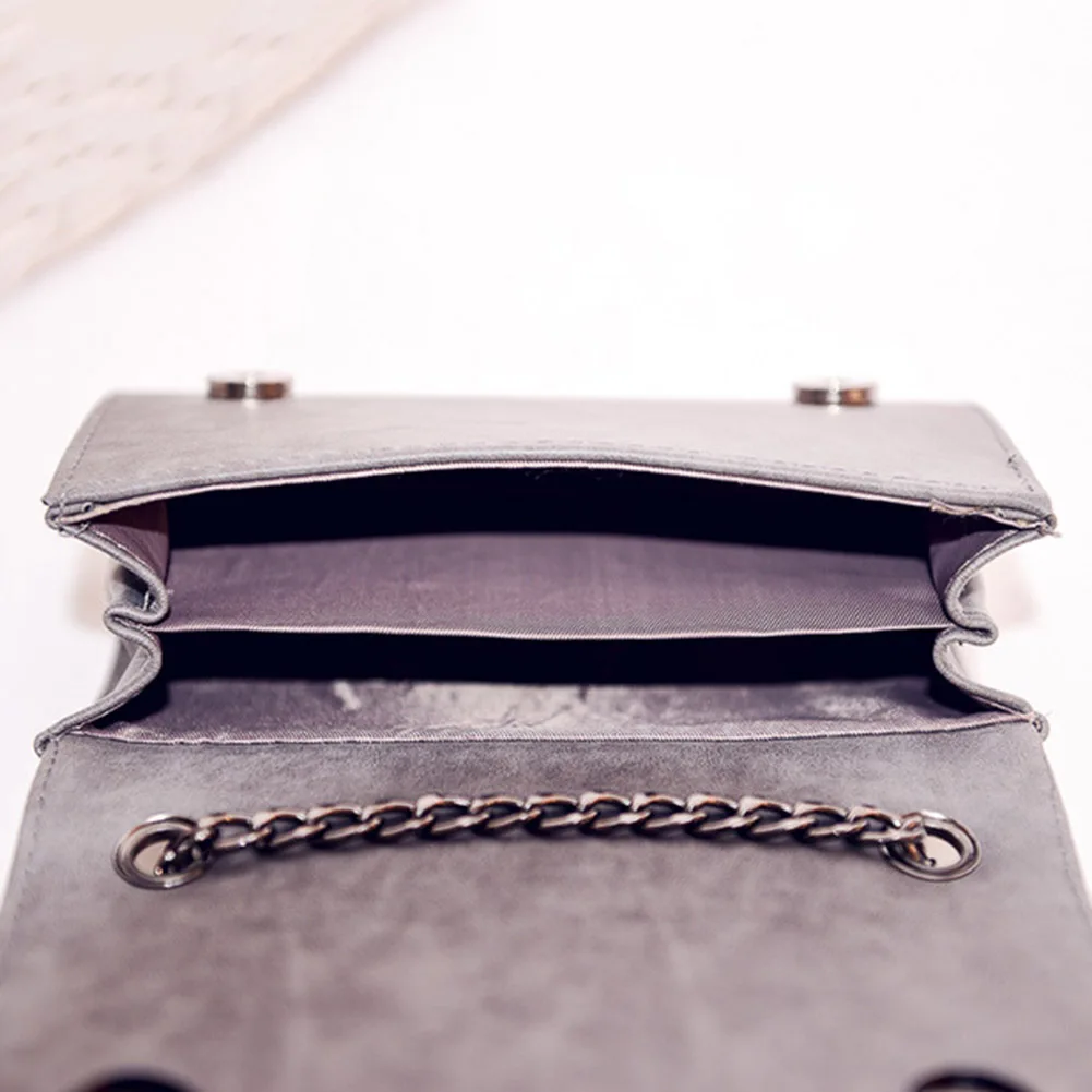 

Fashion Retro Feather Decorated Shoulder Bag Femme Mini Flap Ladies' PU Leather Handbag Chain Messenger Bag Hasp Beach Bag Sac