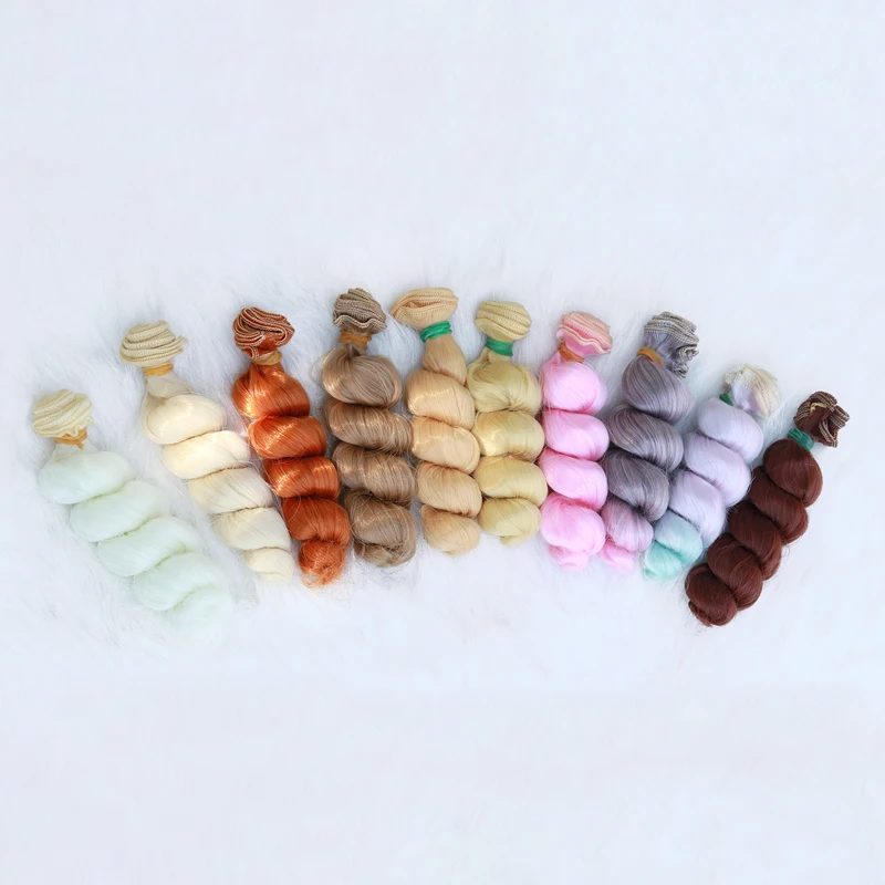 Msiredoll bjd парик аксессуары 1 шт 15*100 см кукла волосы для 1/3 1/4 1/6 1/12 натуральный цвет