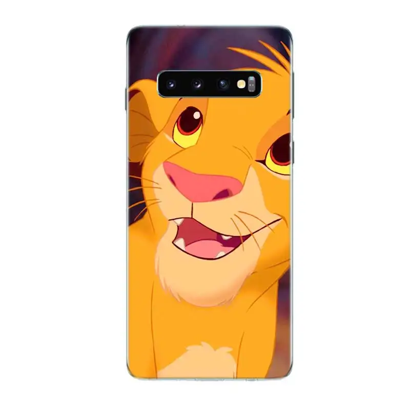 Simba the Lion King Soft Rubber Case For Samsung Galaxy S9 S8 A6 A8 J4 J6 Plus + J8 A7 A9 2018 S7 S6 Edge Note 9 8 10 Pro Cover |