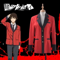 kakegurui compulsive gambler manyuuda kaede suzui ryota kirari momobami cosplay red jk uniform jacket lovers cos costume