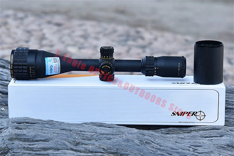 SNIPER NT 4-16X50 AOGL Riflescope тактический прицел для винтовки стекло травленая сетка охотничья Оптика прицел с ткачем или ласточкин хвост кольца