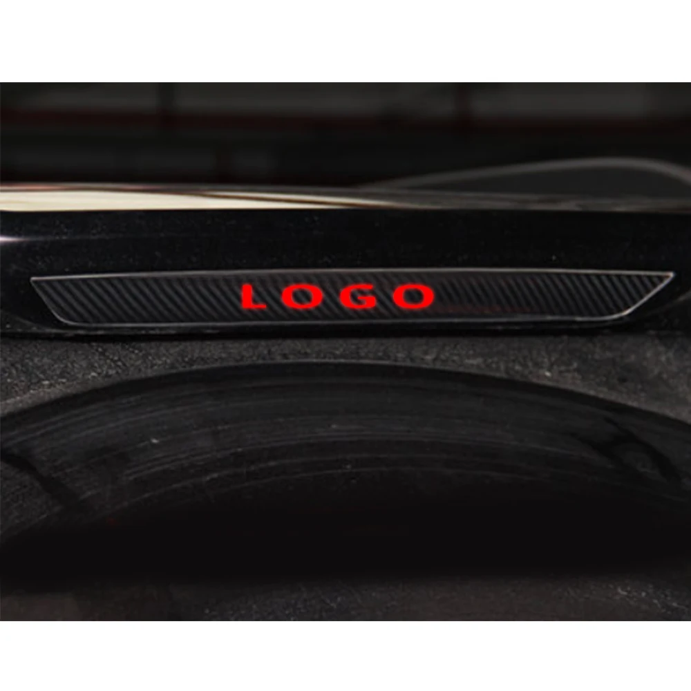 Автомобильная наклейка из углеродного волокна для стоп светильник подходит Porsche