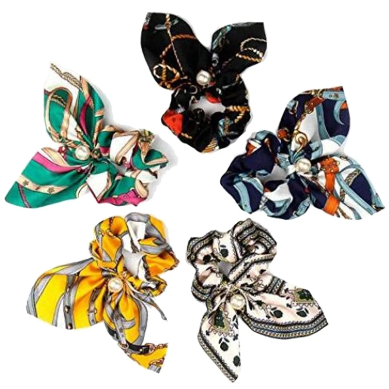 Резинки для волос женские аксессуары сатиновые резинки | Украшения и