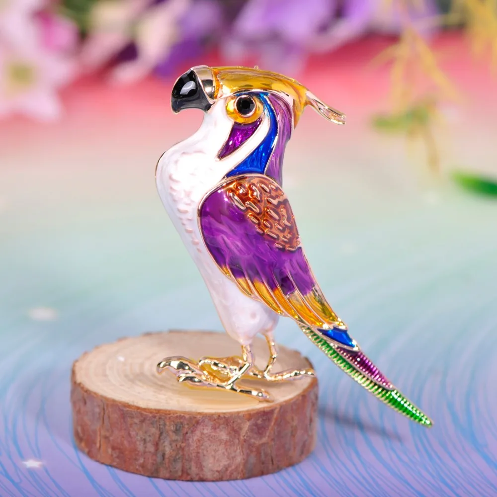 Blucome модная брошь животное цветная эмаль птица сплав ювелирное изделие для
