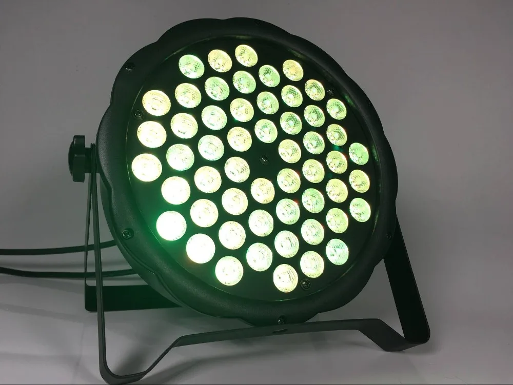 12 шт./RGB 3in1 54X3W светодиодный PAR Светильник + F светильник чехол DMX512 AC110-240V par диско s
