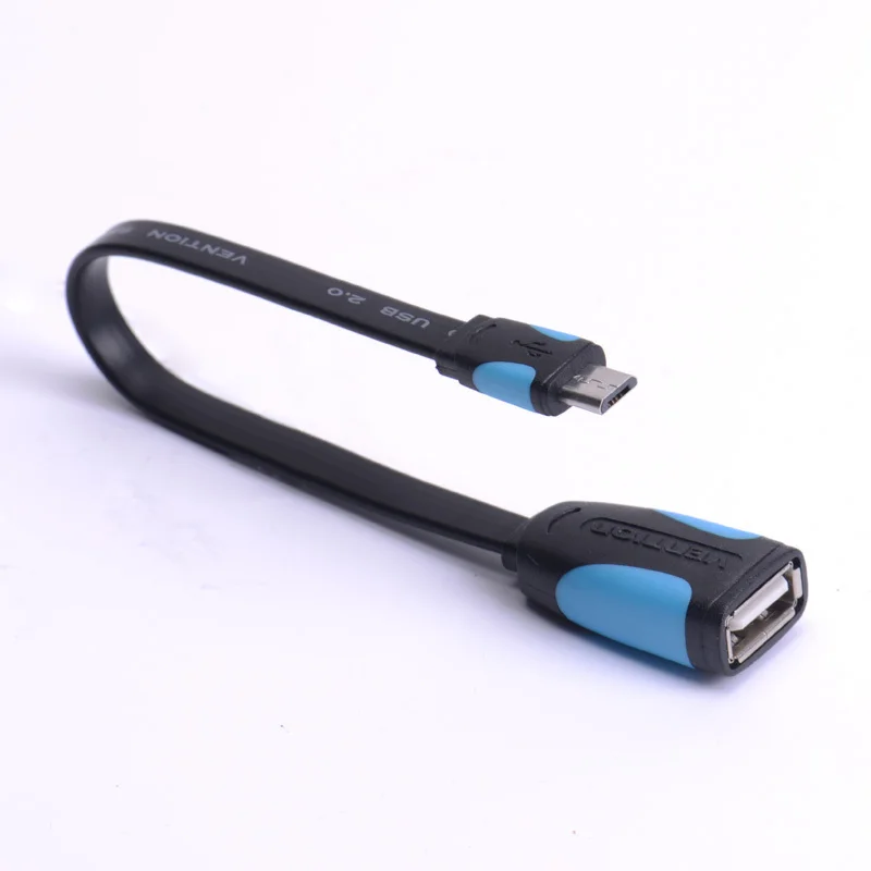 Адаптер Vention OTG Micro USB к 2 0 конвертер кабель для Android Galaxy S3/4 S5 Xiaomi планшетный ПК
