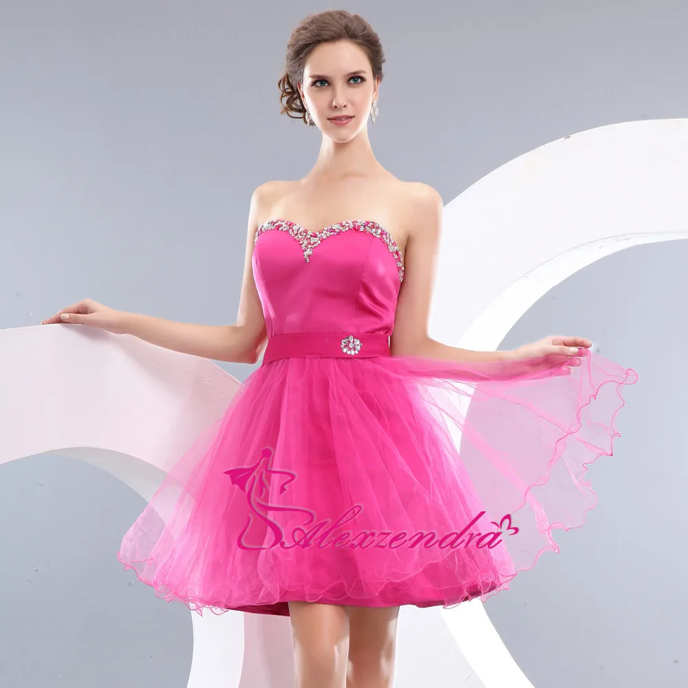 Alexzendra Sweetheart A Line Short Mini Prom Dresses 2018 Simple Party Plus Size | Свадьбы и торжества