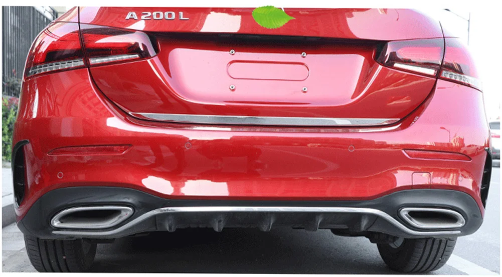 Для Mercedes Benz A Class W177 V177 A180 A200 A220 A250+ внешний корпус автомобиля задний бампер вентиляционное отверстие на выходе наклейки накладка