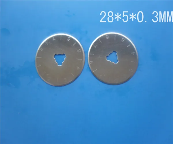 Вращающееся режущее лезвие 28 мм высокоскоростной стальной материал 100 шт./лот |