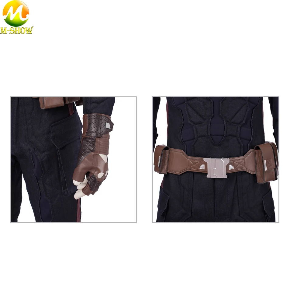 Мстители эндгейм Капитан Америка Косплей костюм Мстители 4 Стива костюм Роджерс полный комплект костюм для Хэллоуина