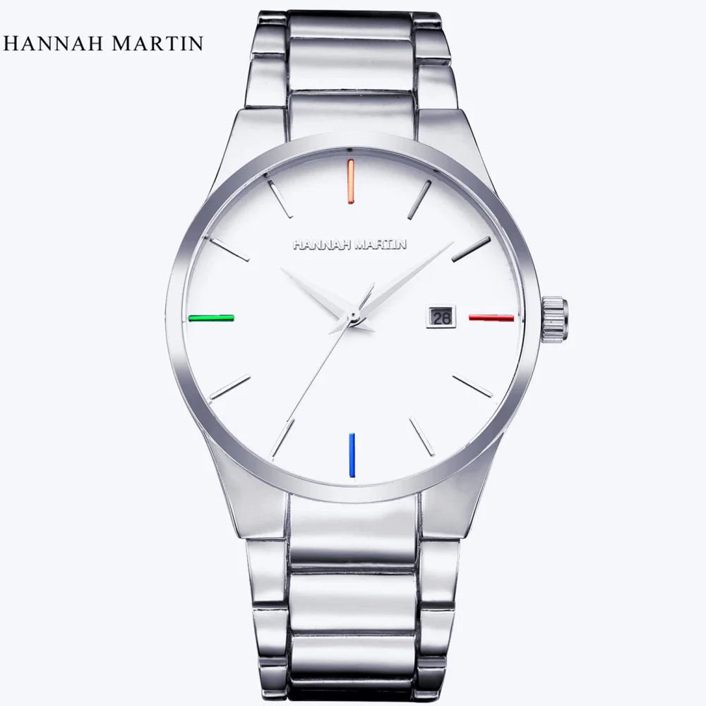 2020 новые роскошные Брендовые Часы HM Мужские кварцевые наручные часы модные