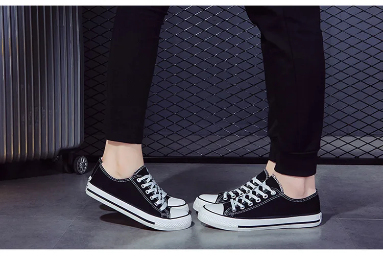 Мужская парусиновая обувь; коллекция года; модная однотонная мужская Вулканизированная Обувь На Шнуровке; Повседневная Белая обувь для мальчиков; мужские кроссовки